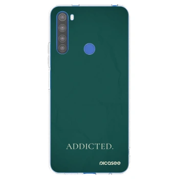 Picasee átlátszó szilikon tok az alábbi mobiltelefonokra Xiaomi Redmi Note 8T - Addicted