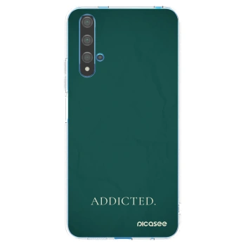 Picasee átlátszó szilikon tok az alábbi mobiltelefonokra Huawei Nova 5T - Addicted