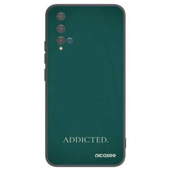 Picasee fekete szilikon tok az alábbi mobiltelefonokra Huawei Nova 5T - Addicted