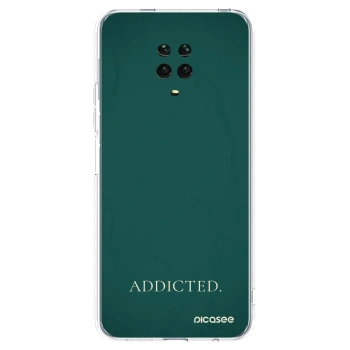 Picasee átlátszó szilikon tok az alábbi mobiltelefonokra Xiaomi Redmi Note 9 Pro - Addicted