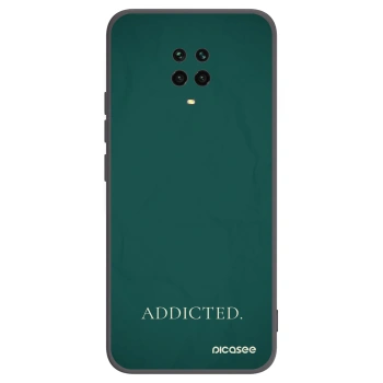 Picasee fekete szilikon tok az alábbi mobiltelefonokra Xiaomi Redmi Note 9 Pro - Addicted