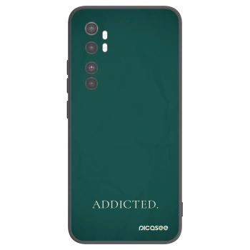 Picasee fekete szilikon tok az alábbi mobiltelefonokra Xiaomi Mi Note 10 Lite - Addicted