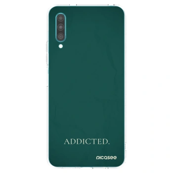 Picasee átlátszó szilikon tok az alábbi mobiltelefonokra Samsung Galaxy A30s A307F - Addicted