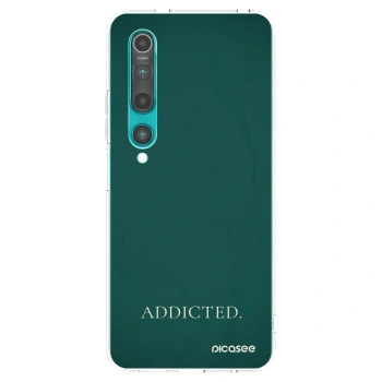 Picasee átlátszó szilikon tok az alábbi mobiltelefonokra Xiaomi Mi 10 - Addicted