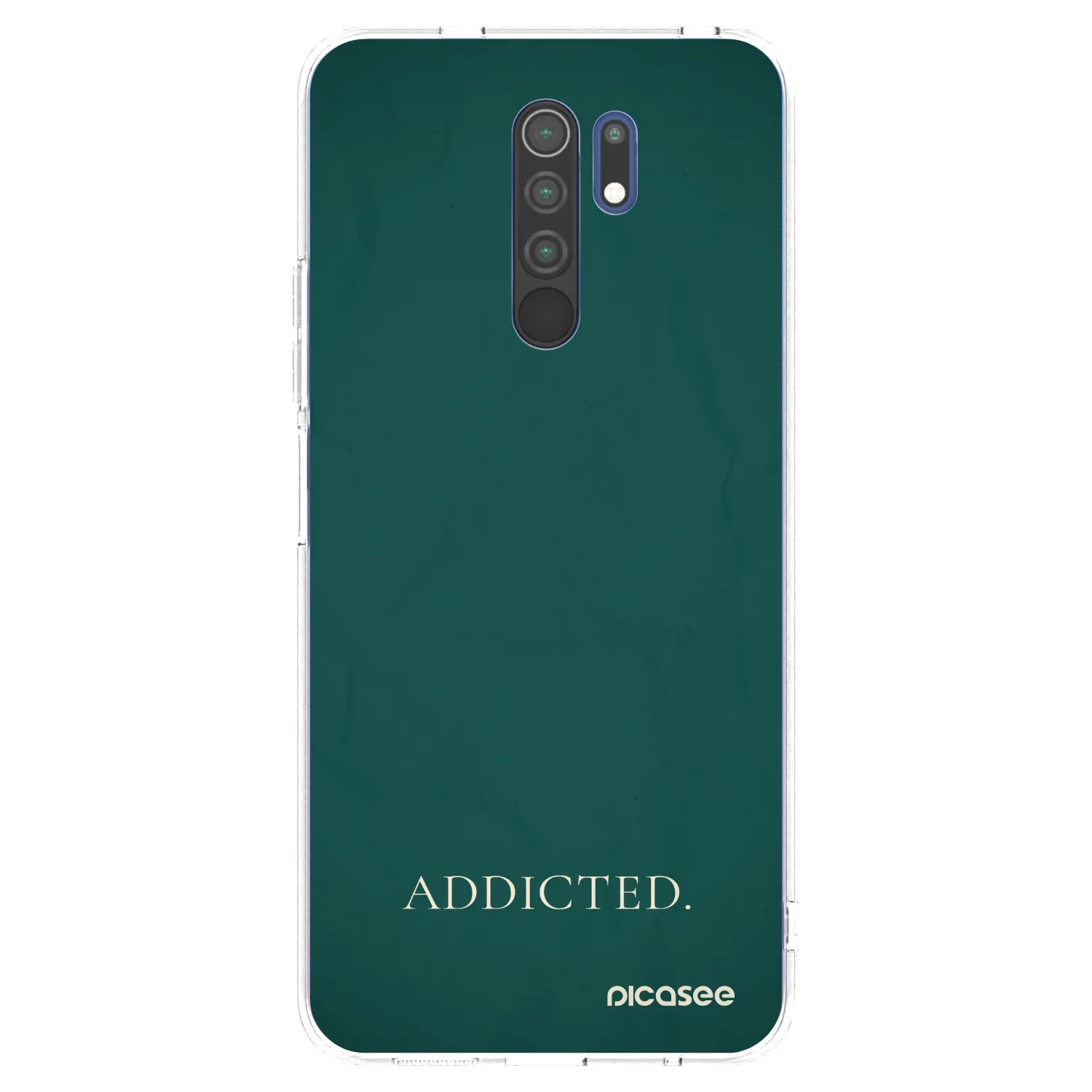 Picasee átlátszó szilikon tok az alábbi mobiltelefonokra Xiaomi Redmi 9 - Addicted