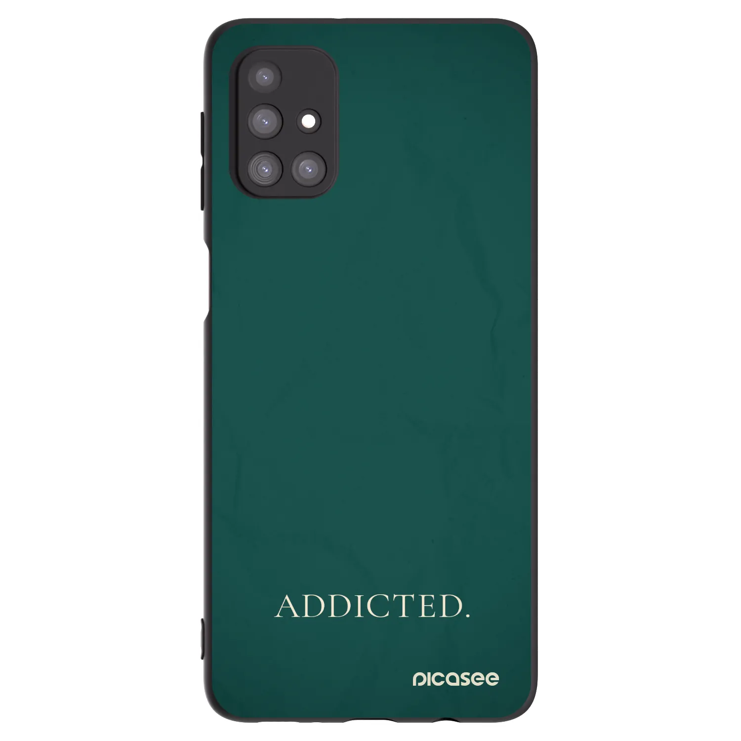 Picasee fekete szilikon tok az alábbi mobiltelefonokra Samsung Galaxy M31s - Addicted