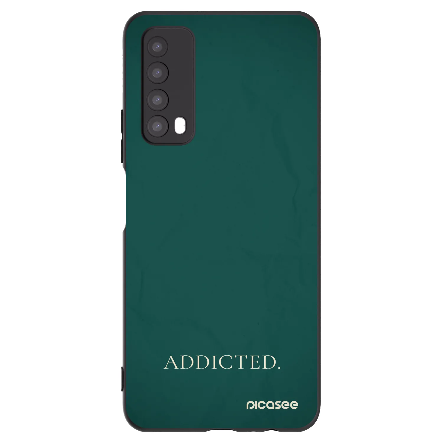 Picasee fekete szilikon tok az alábbi mobiltelefonokra Huawei P Smart 2021 - Addicted