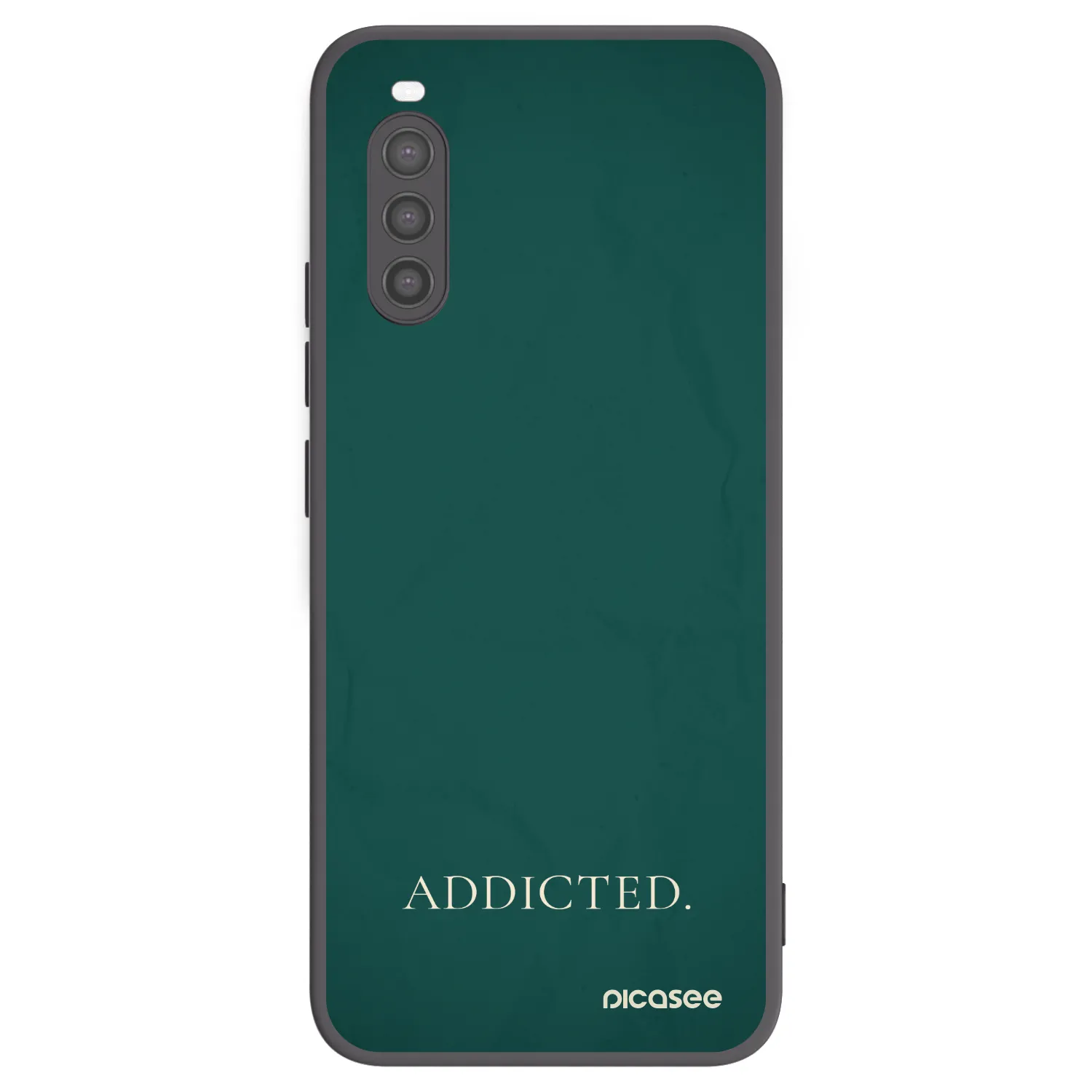 Picasee fekete szilikon tok az alábbi mobiltelefonokra Sony Xperia 10 II - Addicted
