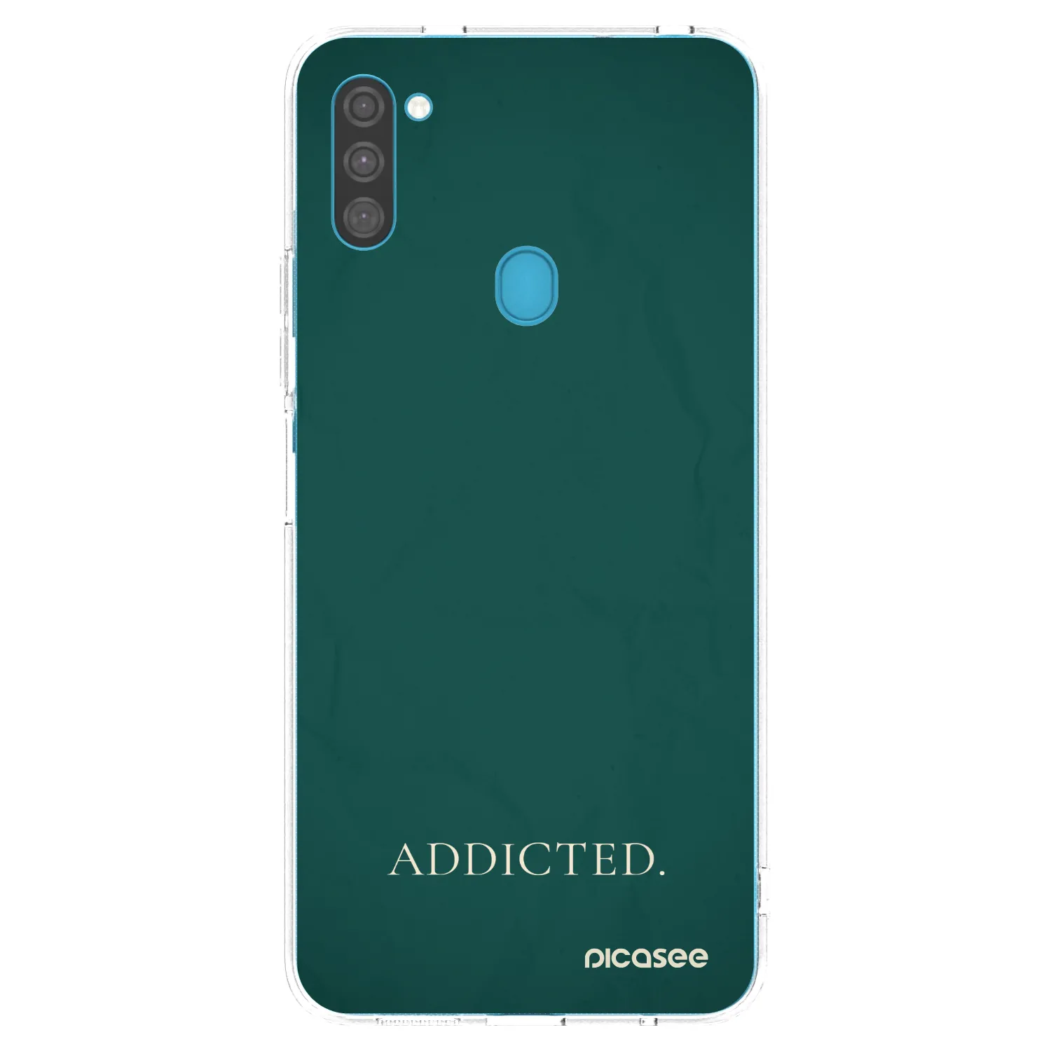 Picasee átlátszó szilikon tok az alábbi mobiltelefonokra Samsung Galaxy M11 - Addicted