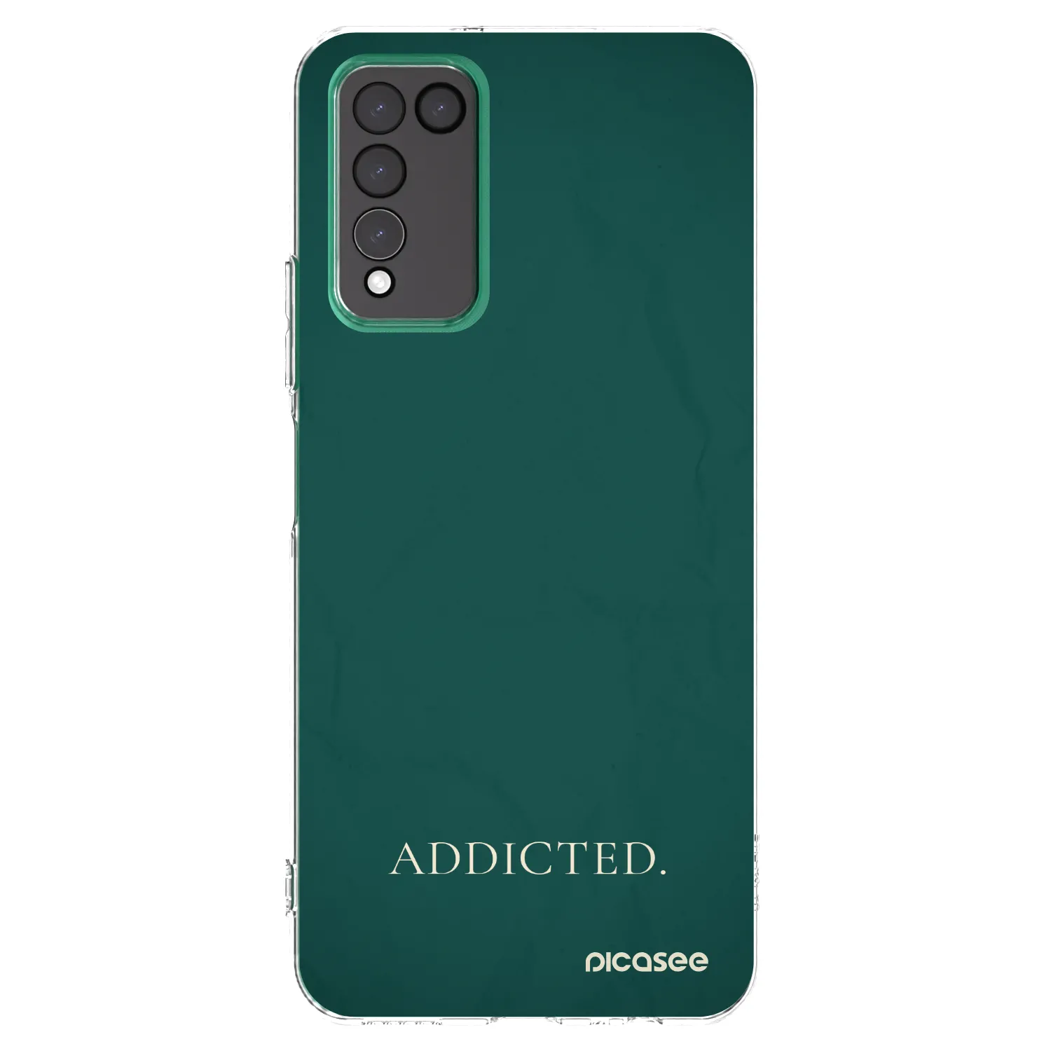 Picasee átlátszó szilikon tok az alábbi mobiltelefonokra Honor 10X Lite - Addicted
