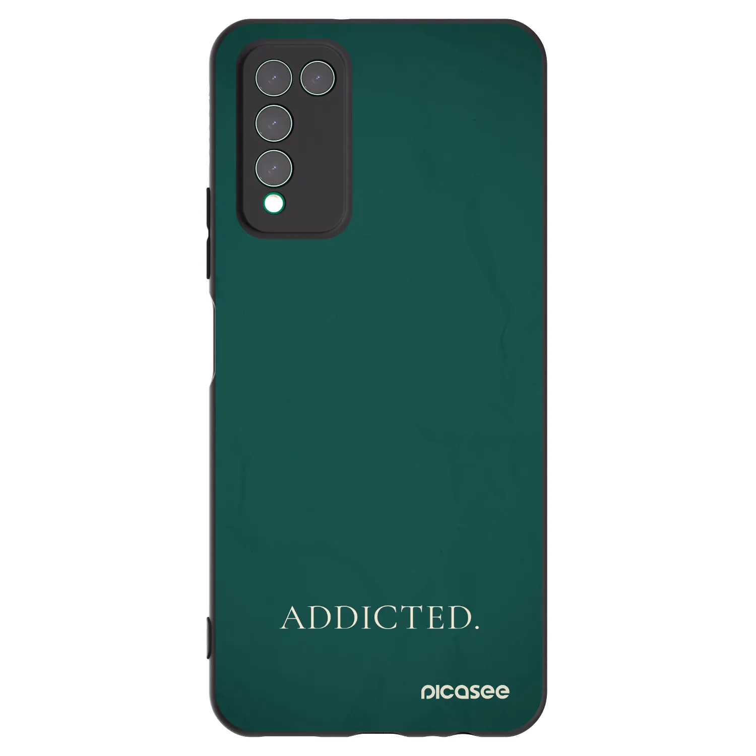 Picasee fekete szilikon tok az alábbi mobiltelefonokra Honor 10X Lite - Addicted