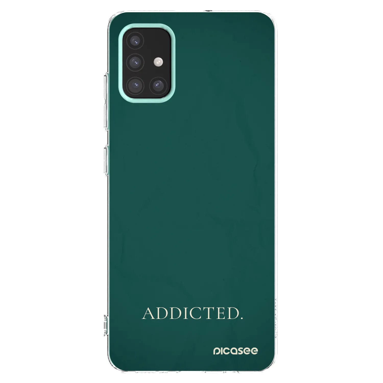 Picasee átlátszó szilikon tok az alábbi mobiltelefonokra Samsung Galaxy M31s - Addicted