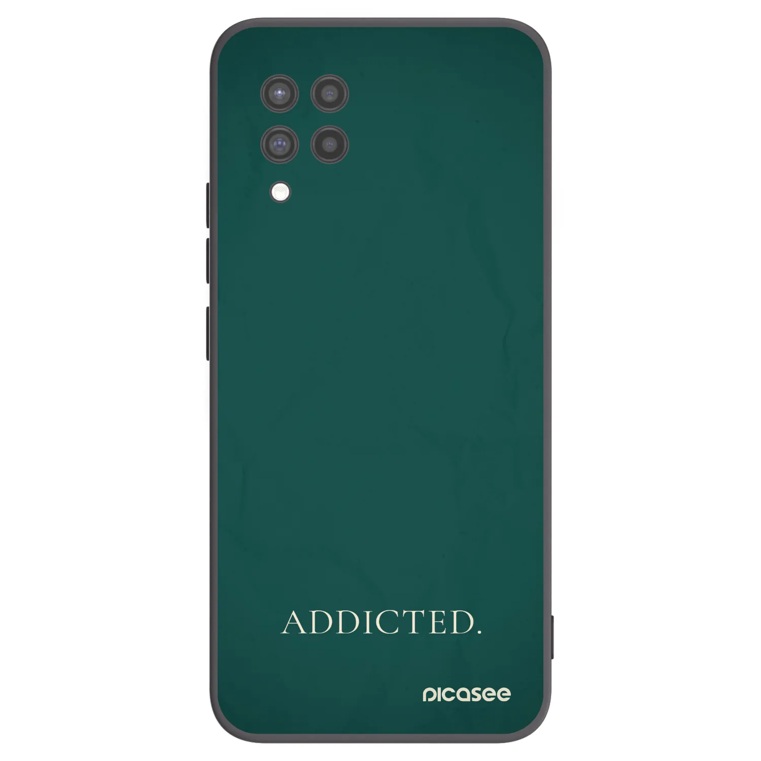 Picasee fekete szilikon tok az alábbi mobiltelefonokra Samsung Galaxy A42 A426B - Addicted