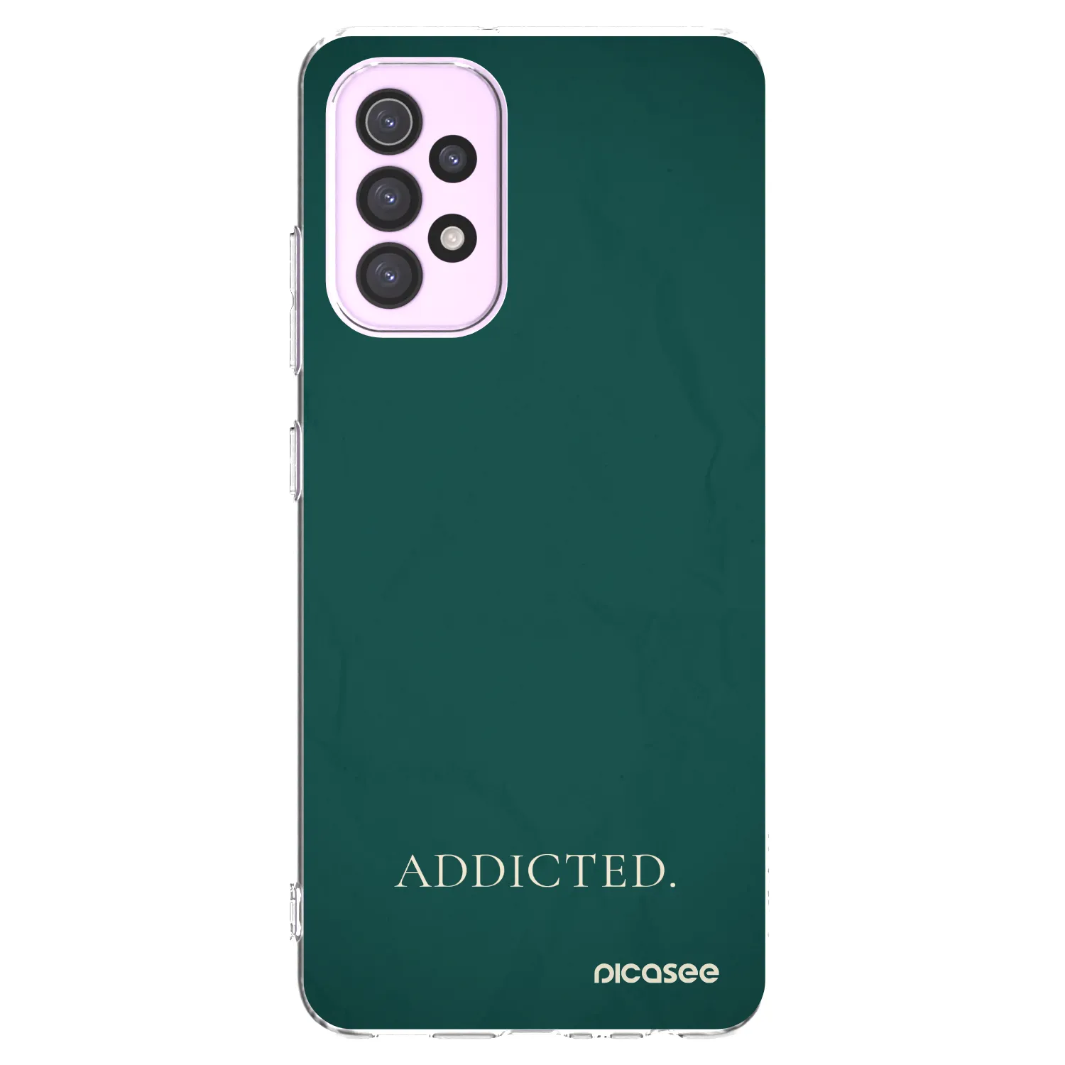 Picasee átlátszó szilikon tok az alábbi mobiltelefonokra Samsung Galaxy A32 5G A326B - Addicted