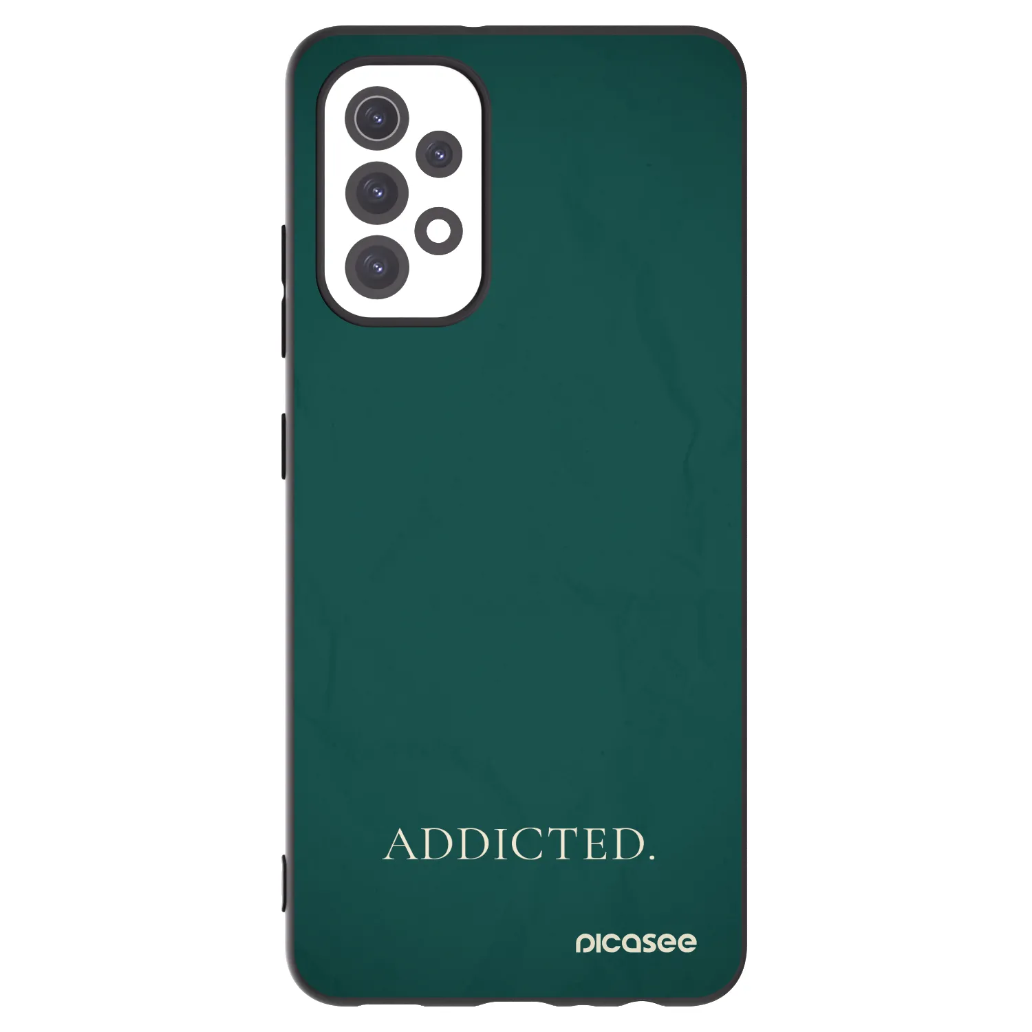 Picasee fekete szilikon tok az alábbi mobiltelefonokra Samsung Galaxy A32 5G A326B - Addicted