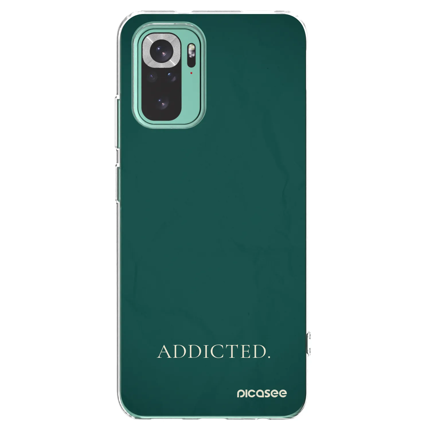 Picasee átlátszó szilikon tok az alábbi mobiltelefonokra Xiaomi Redmi Note 10 Pro - Addicted