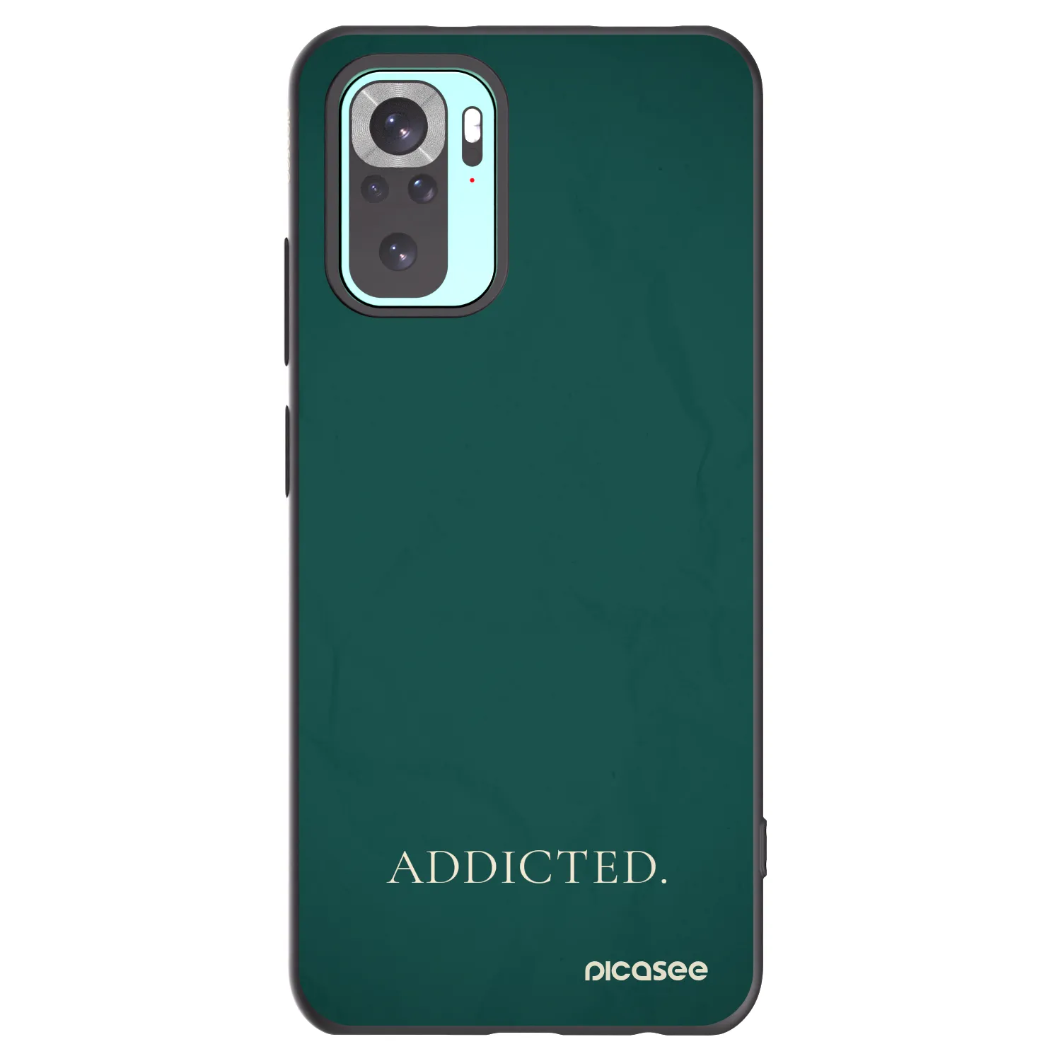 Picasee fekete szilikon tok az alábbi mobiltelefonokra Xiaomi Redmi Note 10 Pro - Addicted