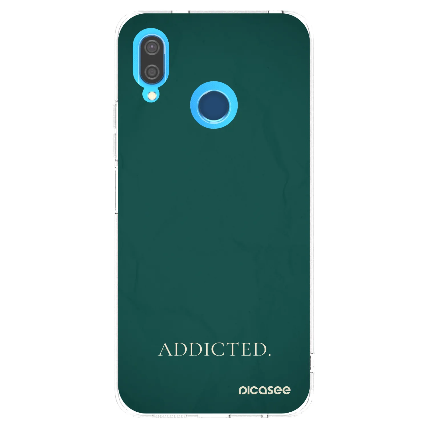 Picasee átlátszó szilikon tok az alábbi mobiltelefonokra Huawei P20 Lite - Addicted