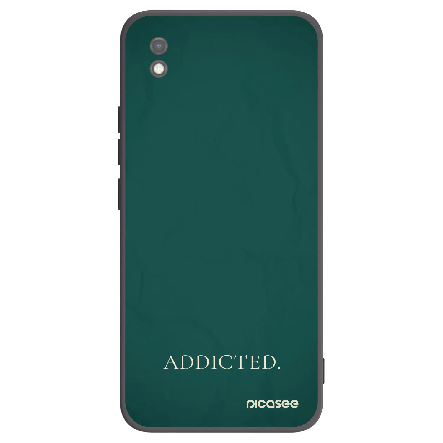 Picasee fekete szilikon tok az alábbi mobiltelefonokra Xiaomi Redmi 9AT - Addicted