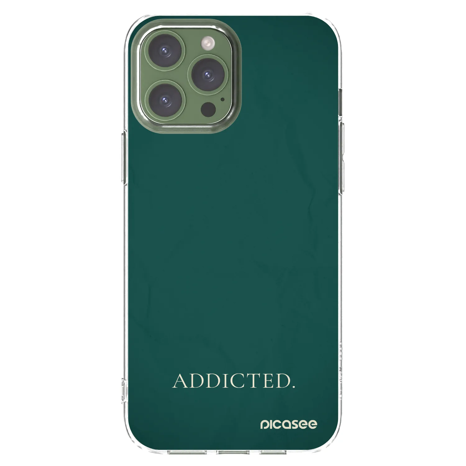 Picasee átlátszó szilikon tok az alábbi mobiltelefonokra Apple iPhone 13 Pro Max - Addicted