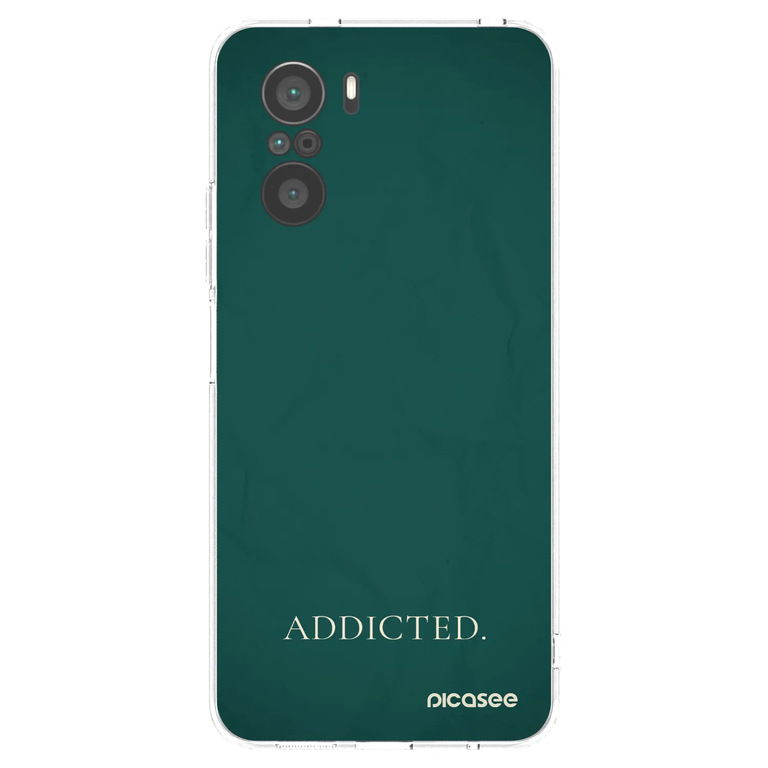 Picasee átlátszó szilikon tok az alábbi mobiltelefonokra Xiaomi Poco F3 - Addicted