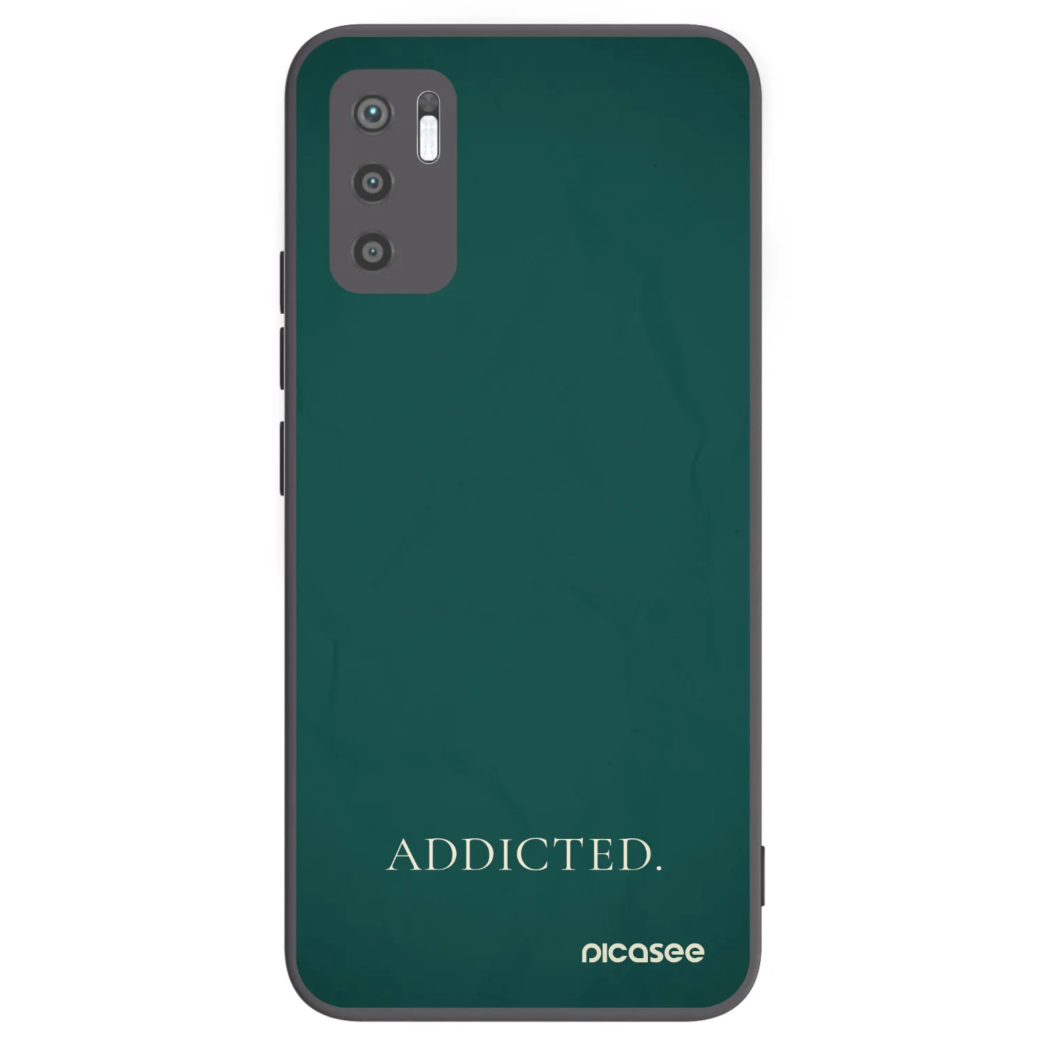 Picasee fekete szilikon tok az alábbi mobiltelefonokra Xiaomi Redmi Note 10 5G - Addicted