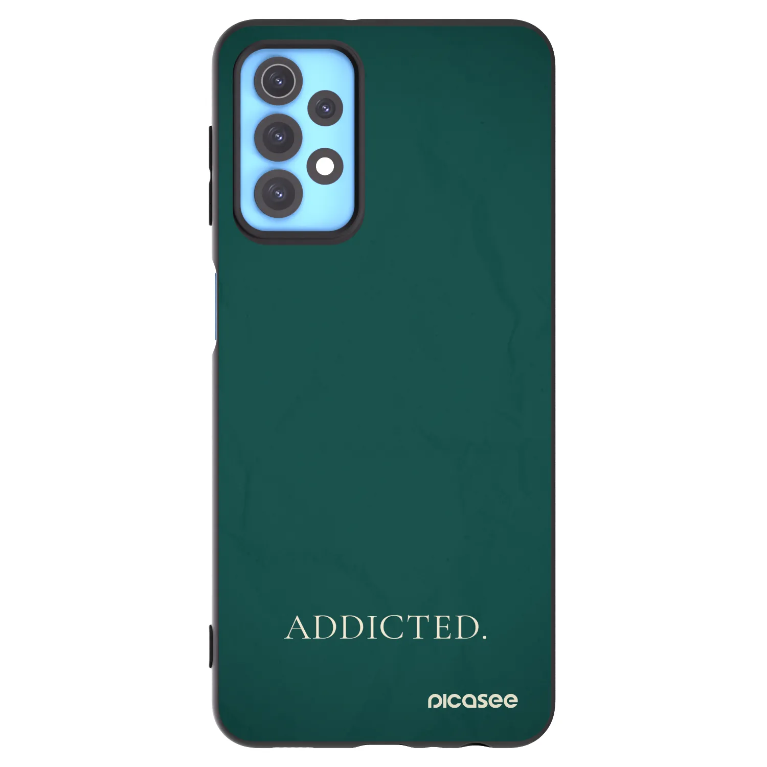 Picasee fekete szilikon tok az alábbi mobiltelefonokra Samsung Galaxy A32 4G SM-A325F - Addicted