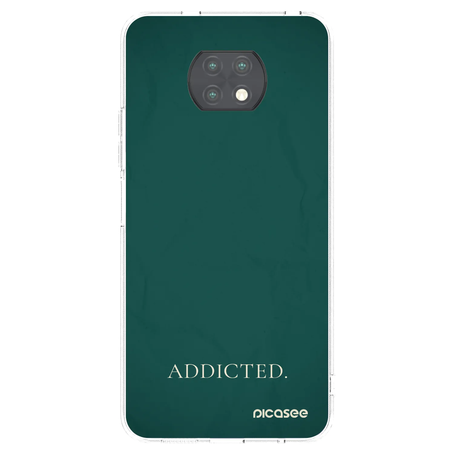 Picasee átlátszó szilikon tok az alábbi mobiltelefonokra Xiaomi Redmi Note 9T - Addicted