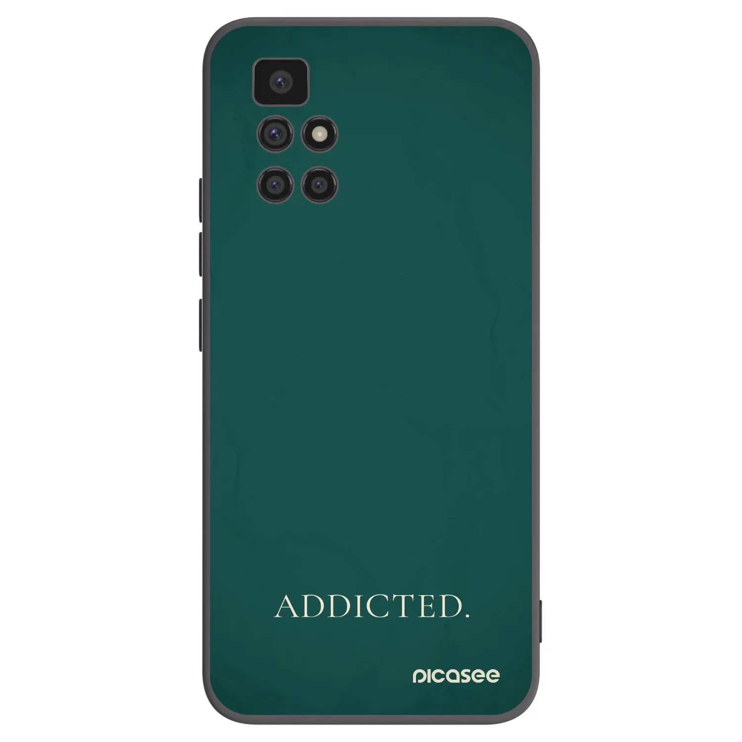 Picasee fekete szilikon tok az alábbi mobiltelefonokra Xiaomi Redmi 10 - Addicted