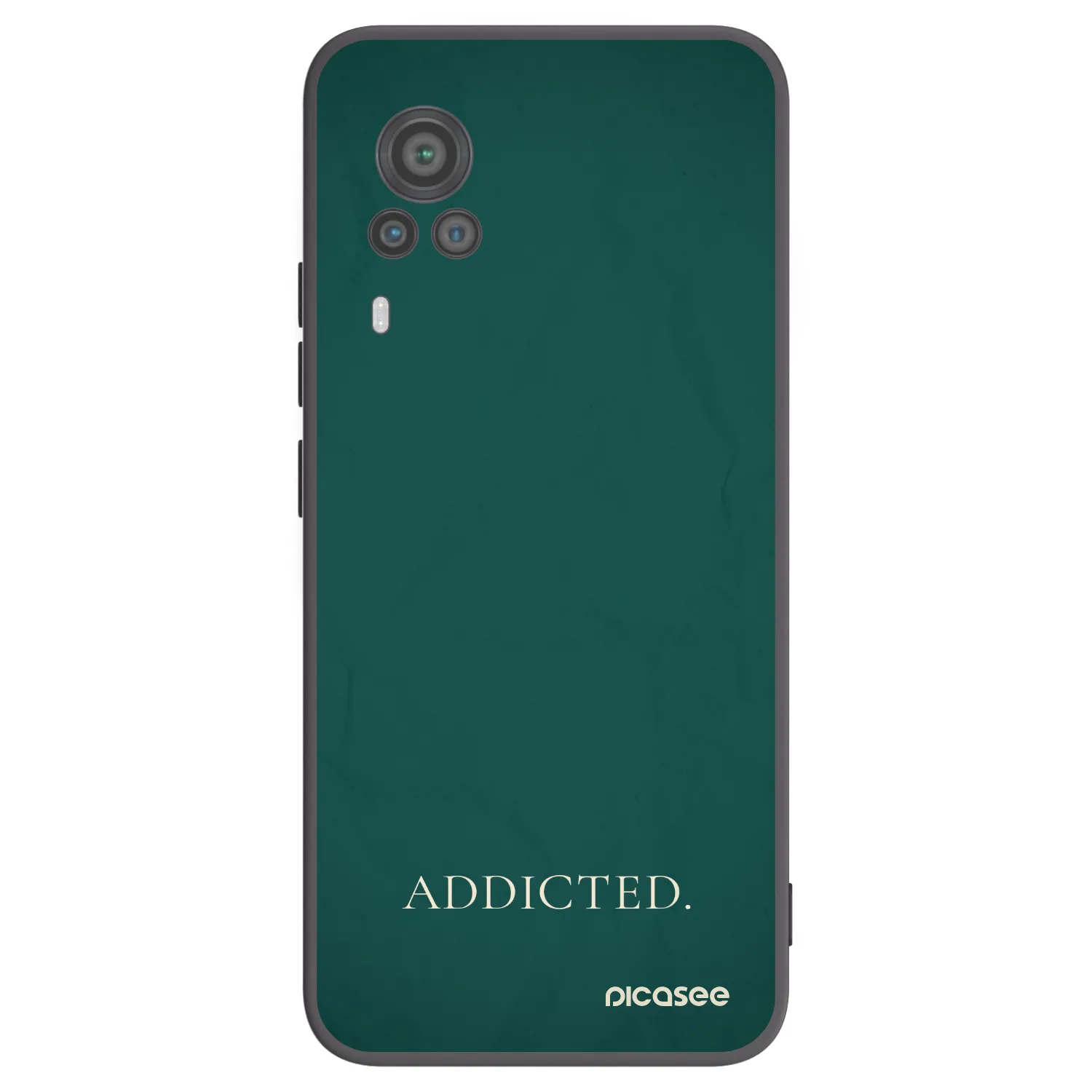 Picasee fekete szilikon tok az alábbi mobiltelefonokra Vivo X60 Pro 5G - Addicted