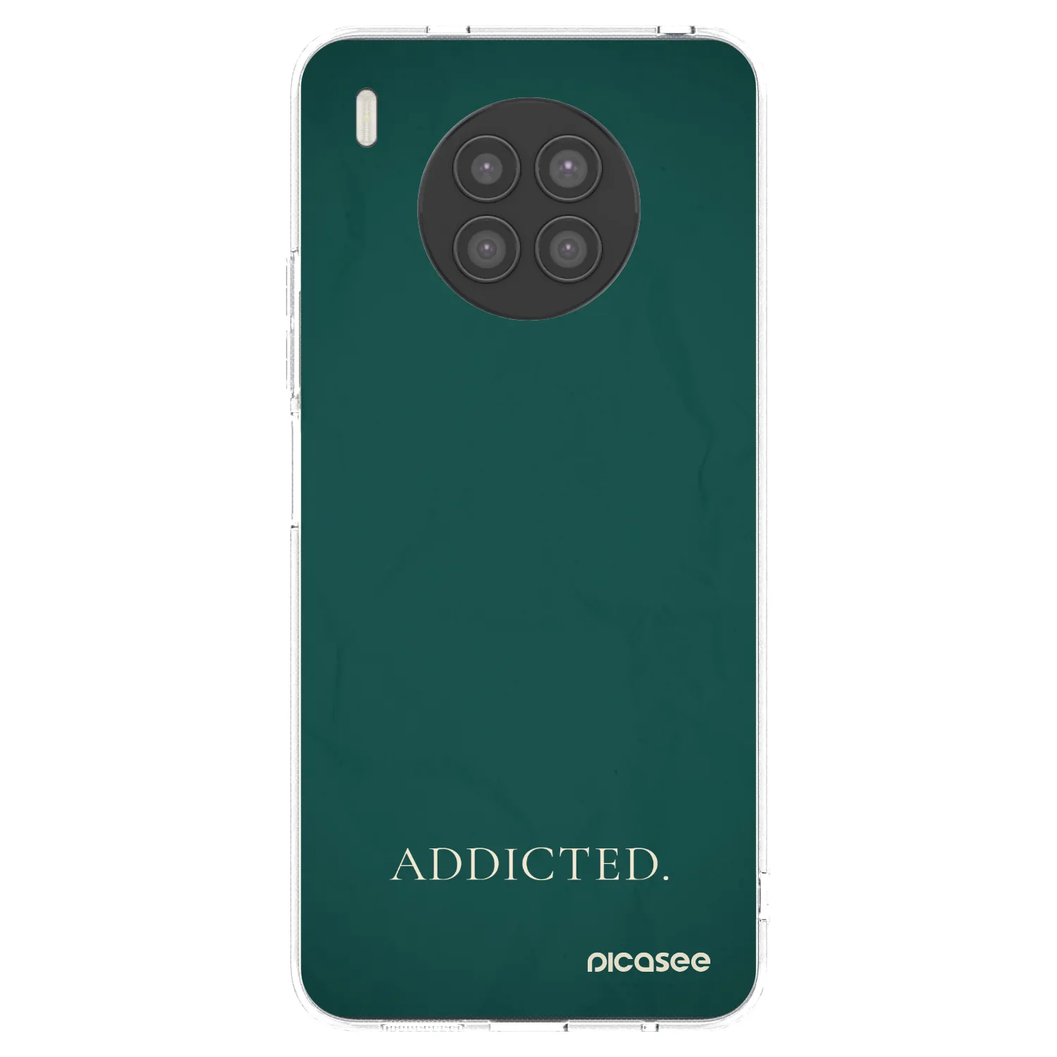 Picasee átlátszó szilikon tok az alábbi mobiltelefonokra Huawei Nova 8i - Addicted