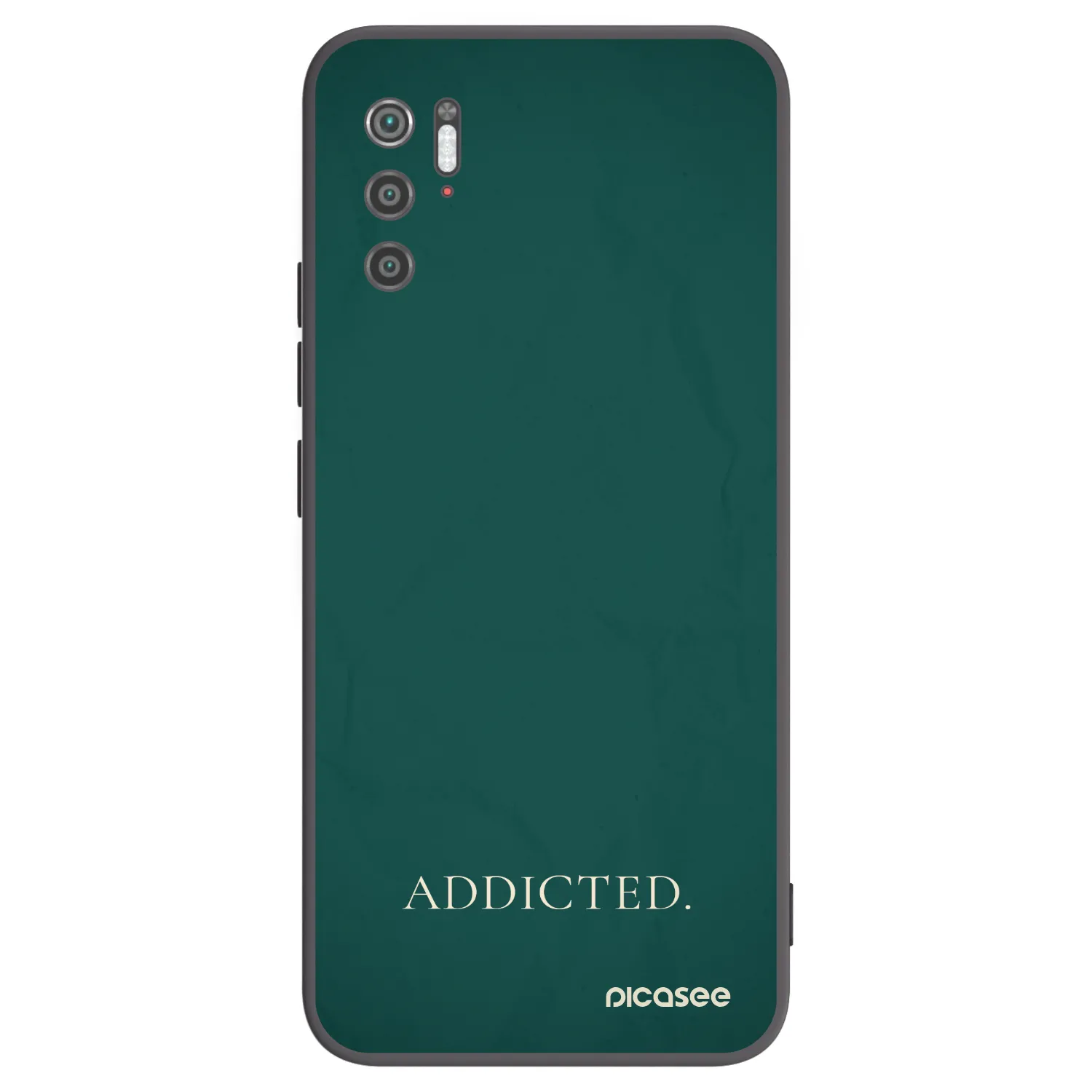 Picasee fekete szilikon tok az alábbi mobiltelefonokra Xiaomi Poco M3 Pro 5G - Addicted