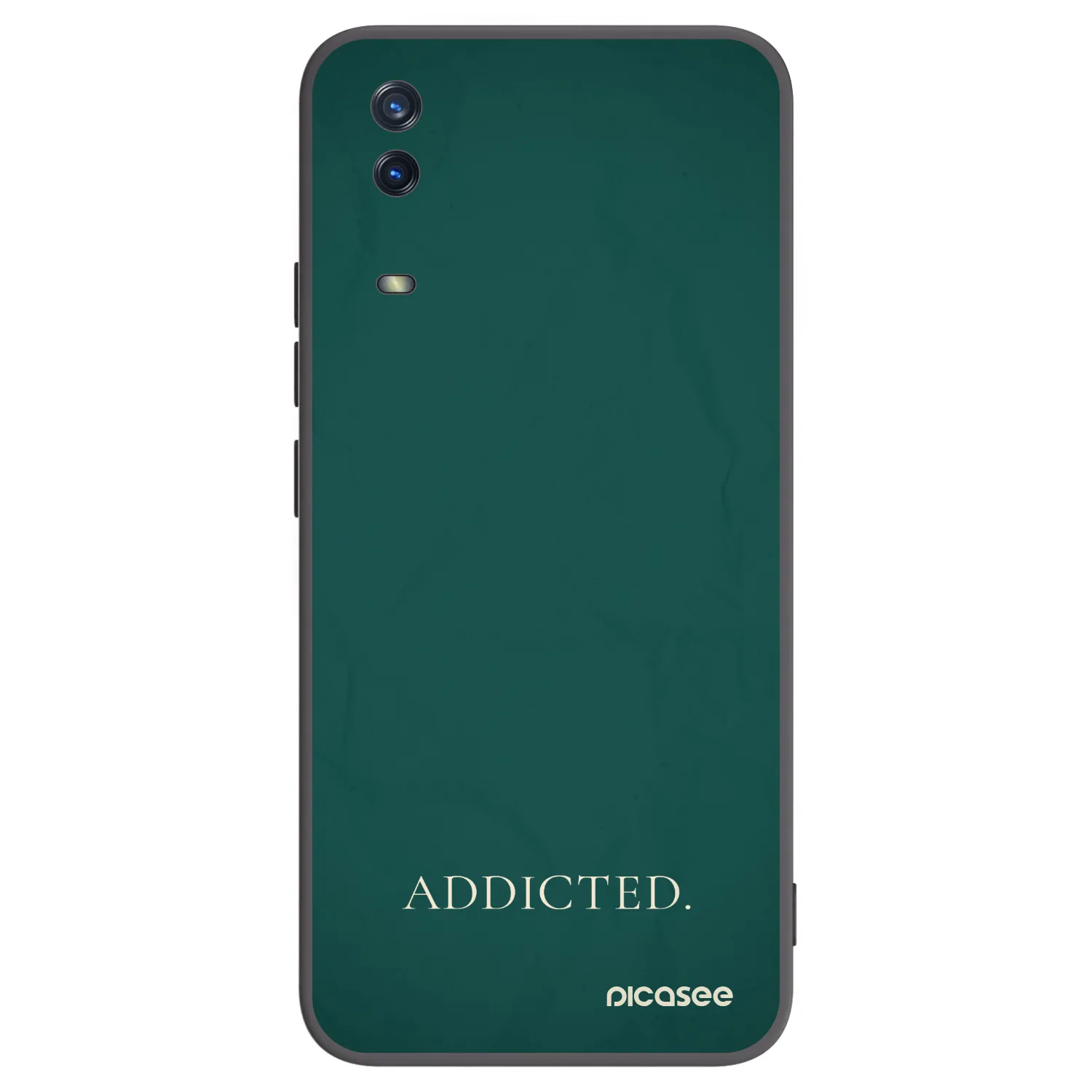 Picasee fekete szilikon tok az alábbi mobiltelefonokra Vivo Y11s - Addicted