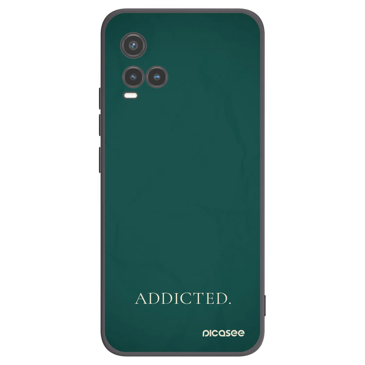 Picasee fekete szilikon tok az alábbi mobiltelefonokra Vivo Y33s - Addicted