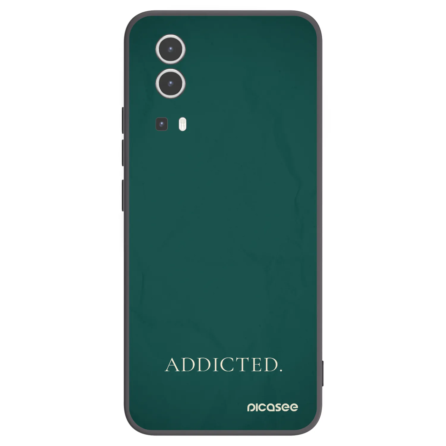 Picasee fekete szilikon tok az alábbi mobiltelefonokra Vivo Y72 5G - Addicted