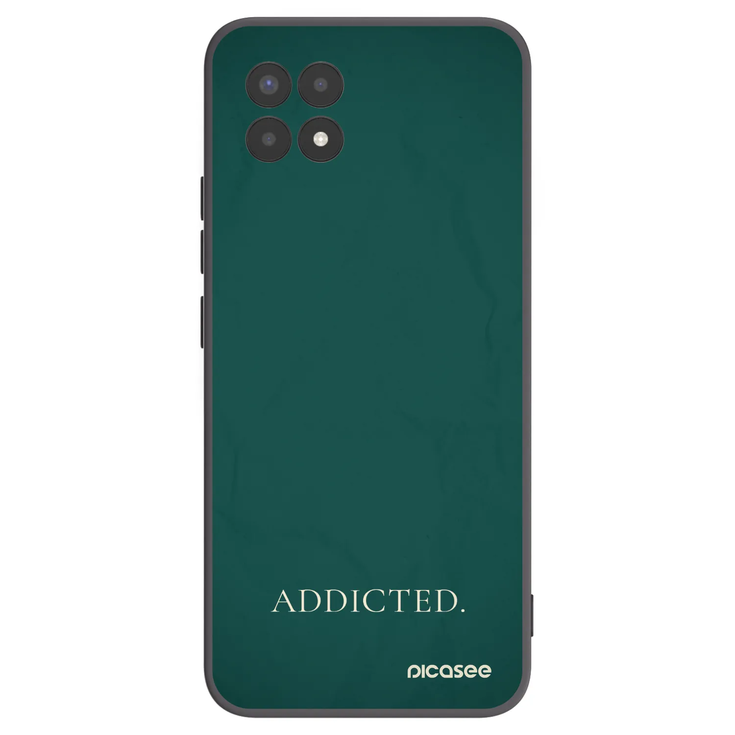 Picasee fekete szilikon tok az alábbi mobiltelefonokra Realme 8i - Addicted