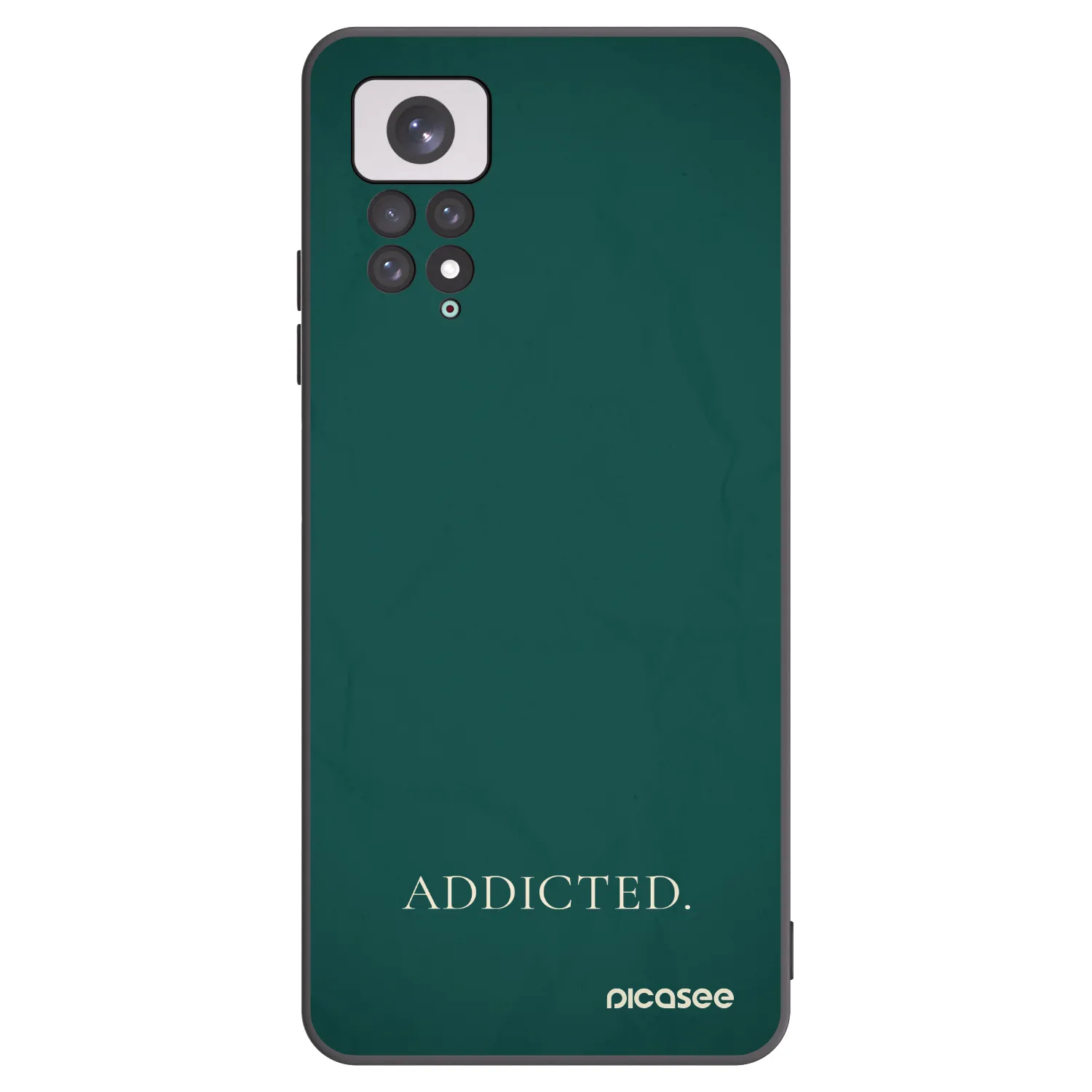 Picasee fekete szilikon tok az alábbi mobiltelefonokra Xiaomi Redmi Note 11 - Addicted