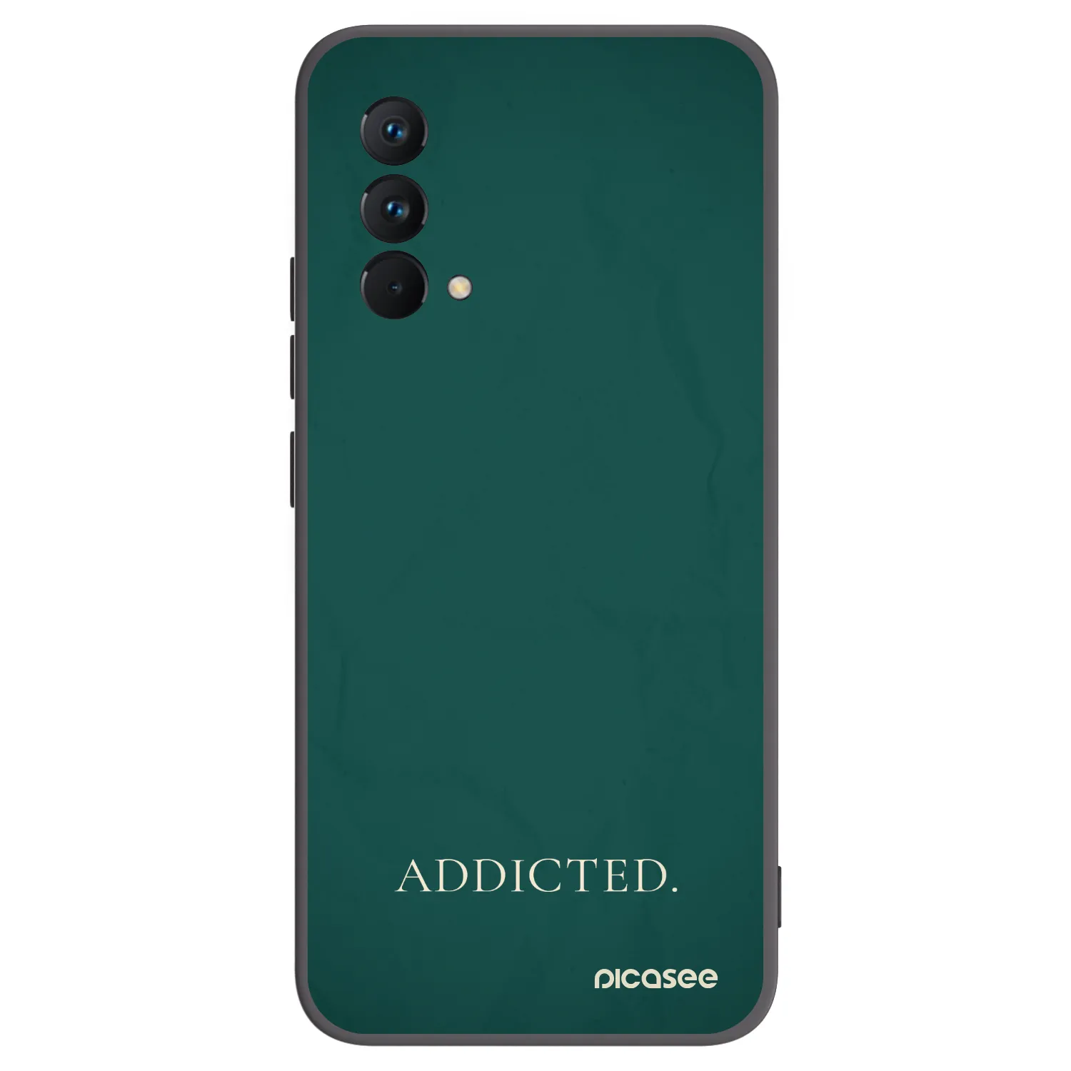 Picasee fekete szilikon tok az alábbi mobiltelefonokra Realme GT Master Edition 5G - Addicted