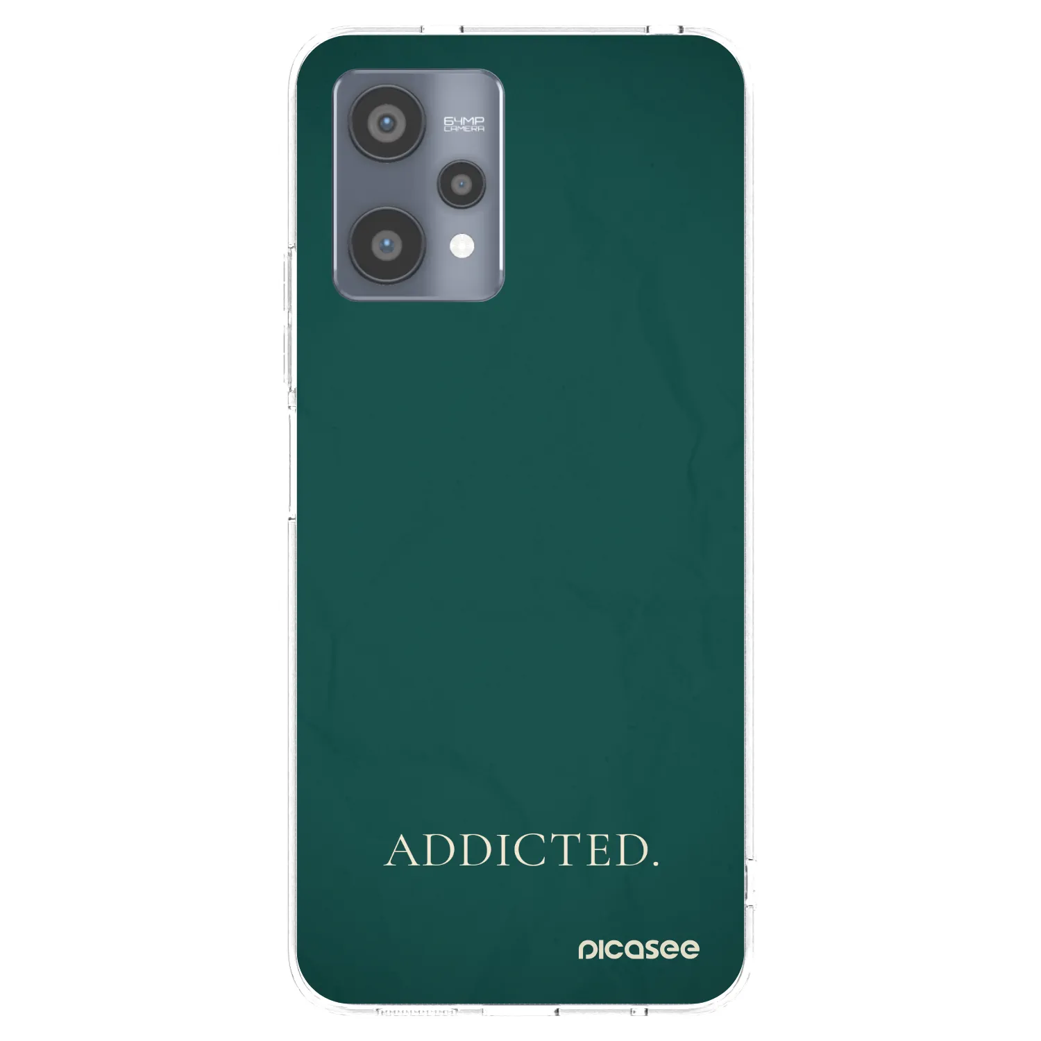 Picasee átlátszó szilikon tok az alábbi mobiltelefonokra Realme 9 Pro 5G - Addicted