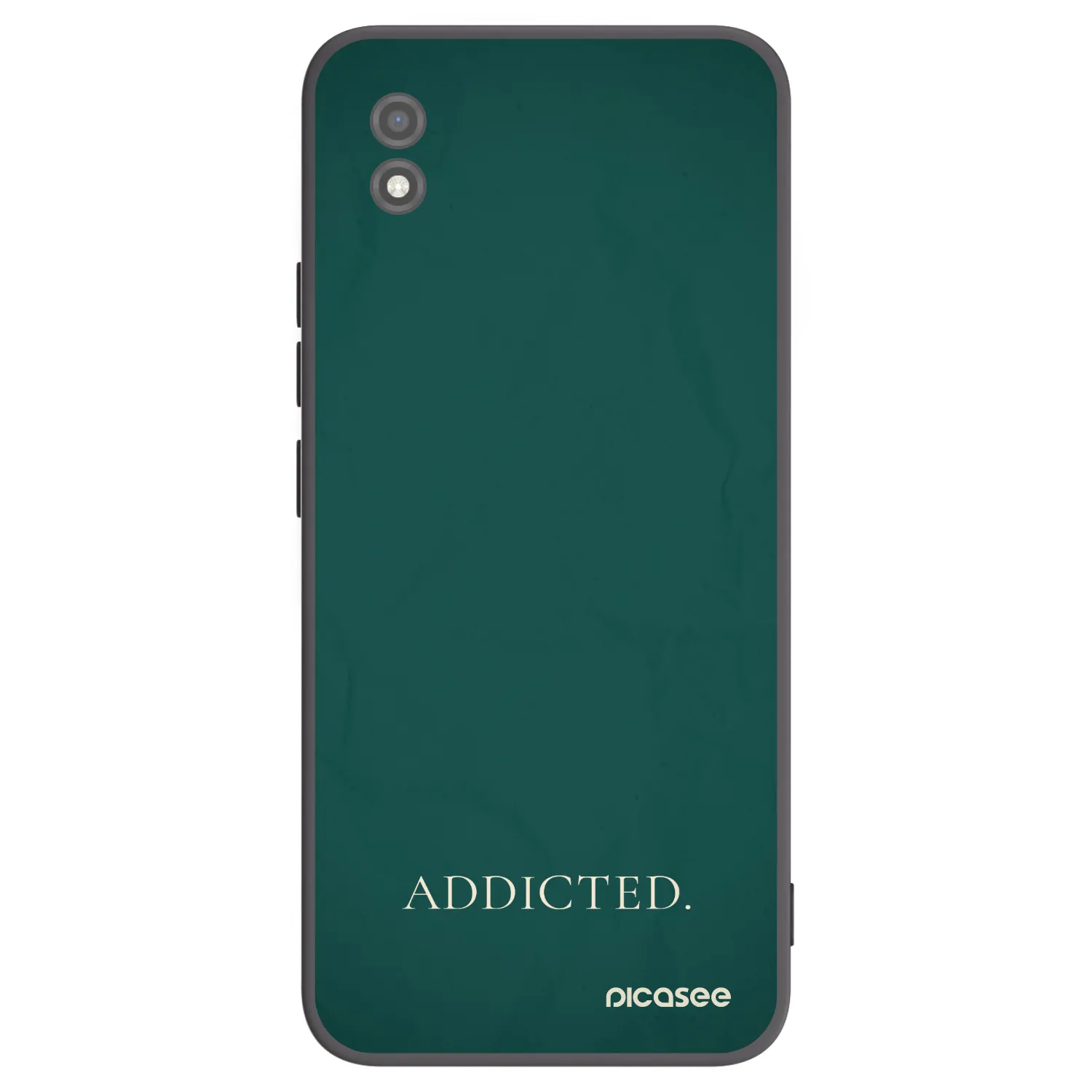 Picasee fekete szilikon tok az alábbi mobiltelefonokra Realme C11 (2021) - Addicted