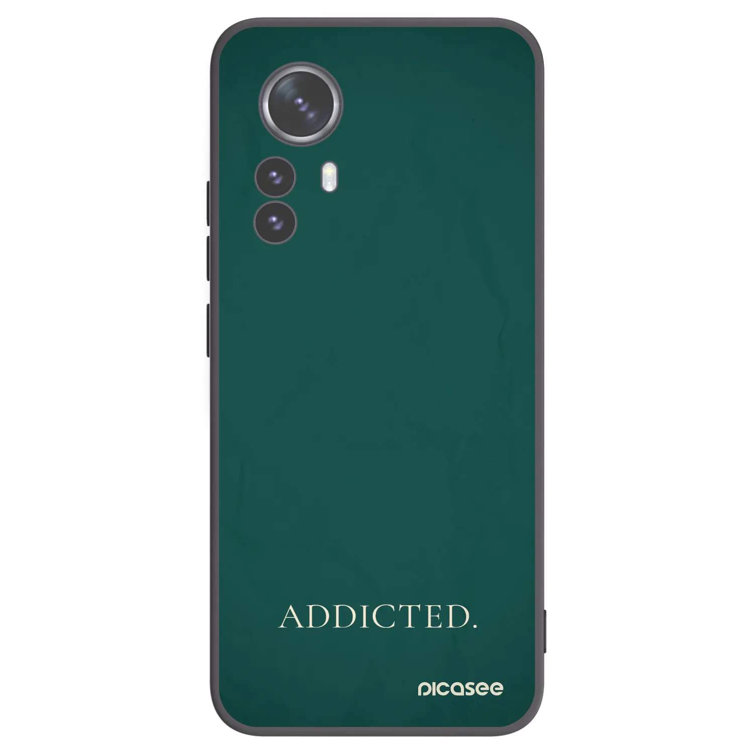 Picasee fekete szilikon tok az alábbi mobiltelefonokra Xiaomi 12 Pro - Addicted