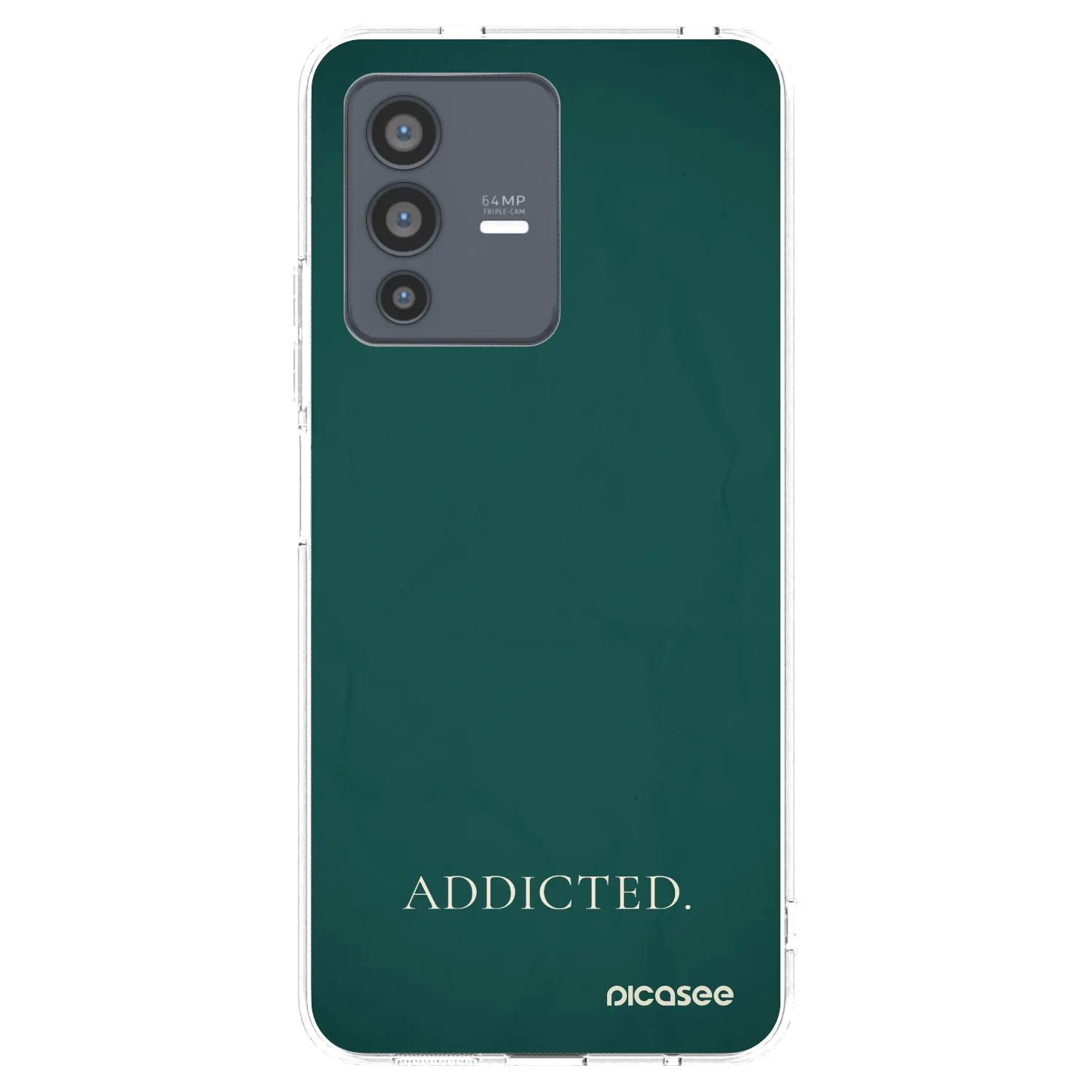 Picasee átlátszó szilikon tok az alábbi mobiltelefonokra Vivo V23 5G - Addicted