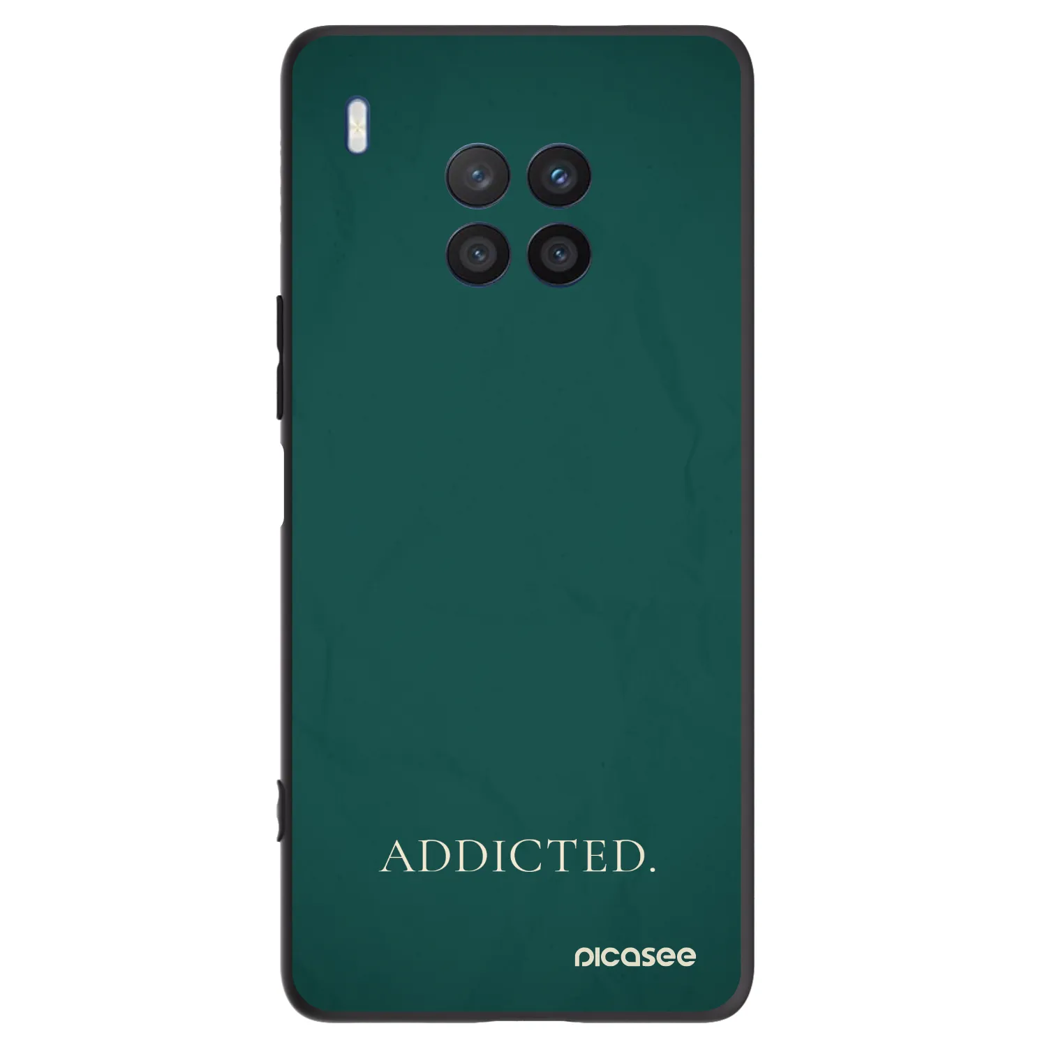 Picasee fekete szilikon tok az alábbi mobiltelefonokra Honor 50 Lite - Addicted