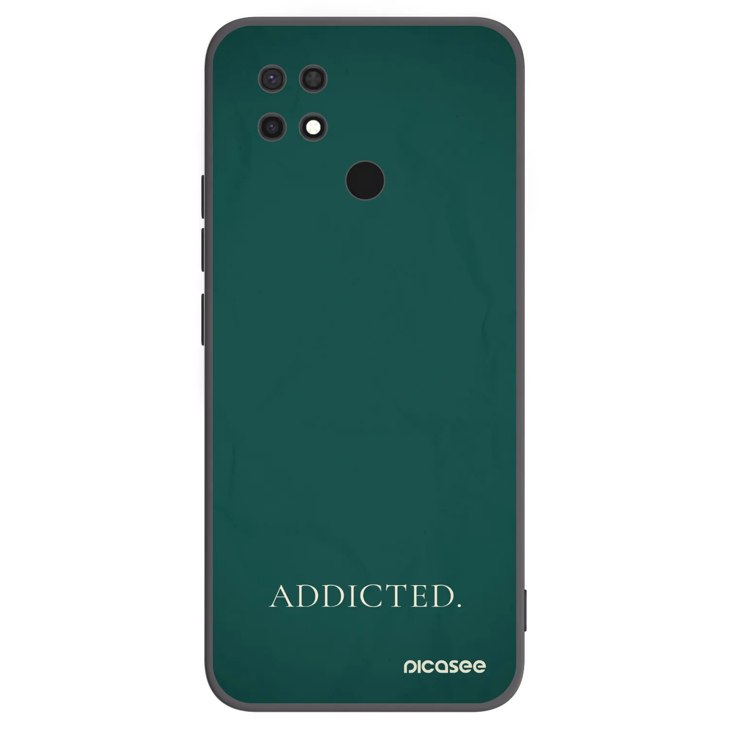 Picasee fekete szilikon tok az alábbi mobiltelefonokra Xiaomi Redmi 10C - Addicted