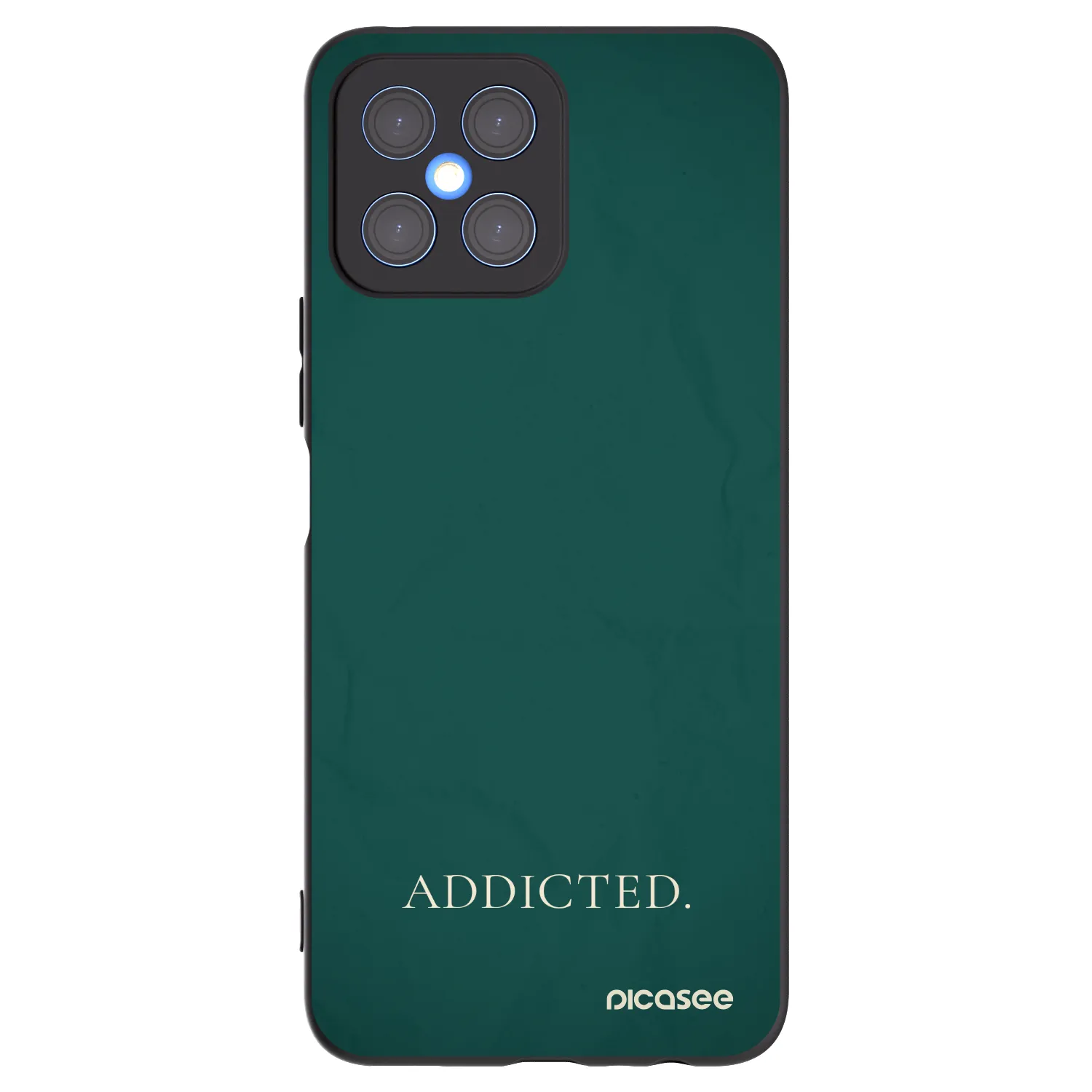 Picasee fekete szilikon tok az alábbi mobiltelefonokra Honor X8 4G - Addicted