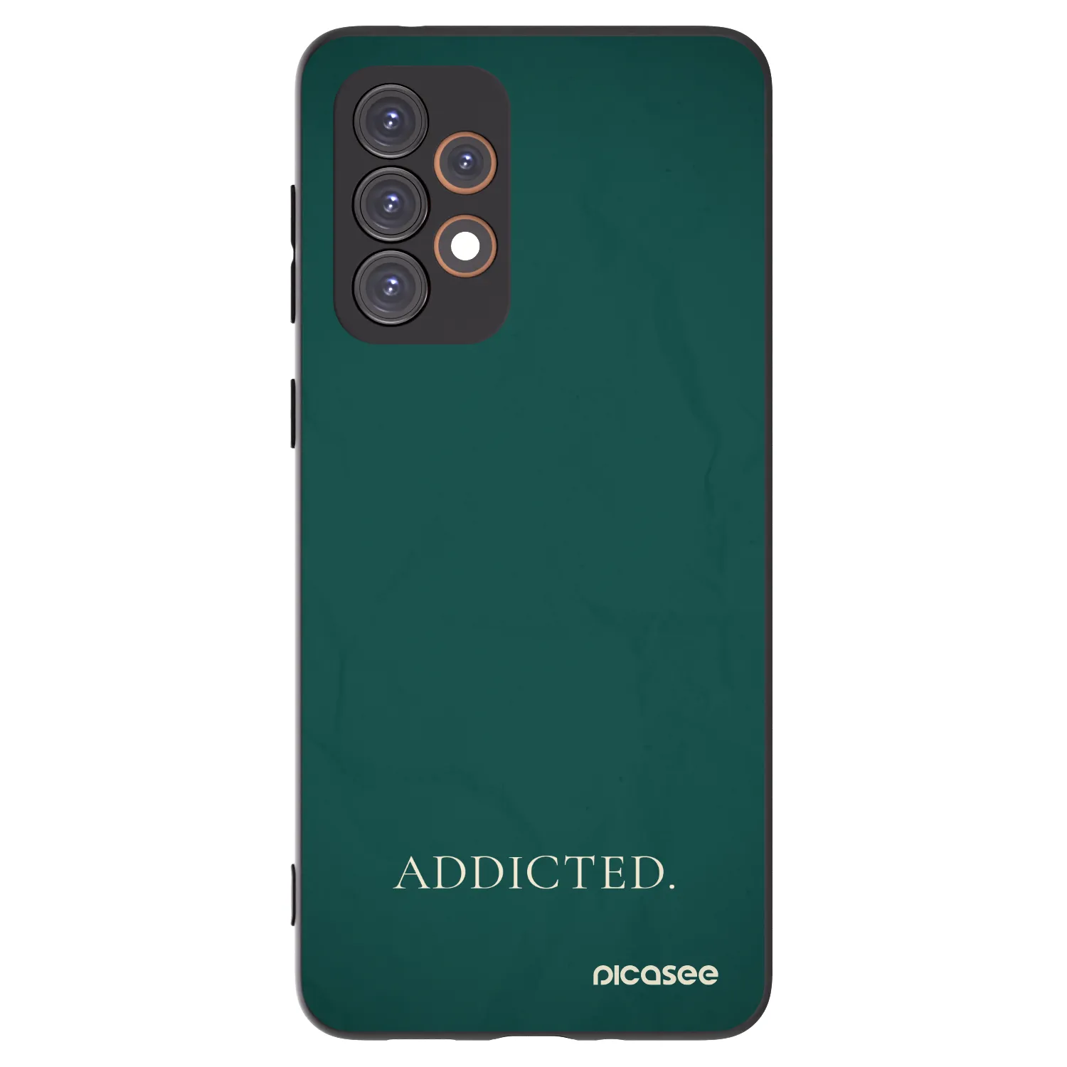 Picasee fekete szilikon tok az alábbi mobiltelefonokra Samsung Galaxy A33 5G A336 - Addicted