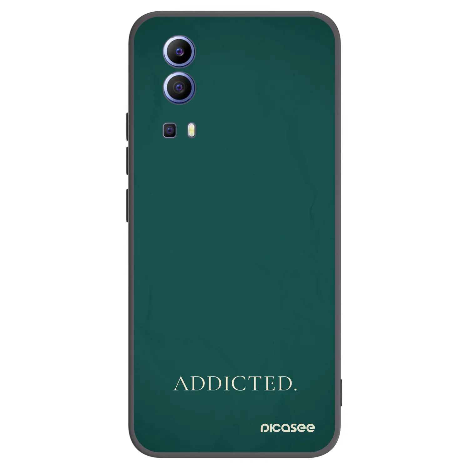Picasee fekete szilikon tok az alábbi mobiltelefonokra Vivo Y52 5G - Addicted
