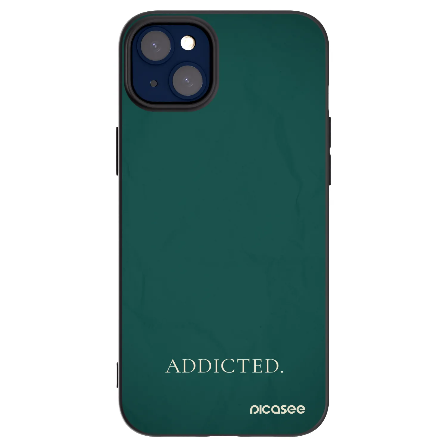Picasee fekete szilikon tok az alábbi mobiltelefonokra Apple iPhone 14 Plus - Addicted
