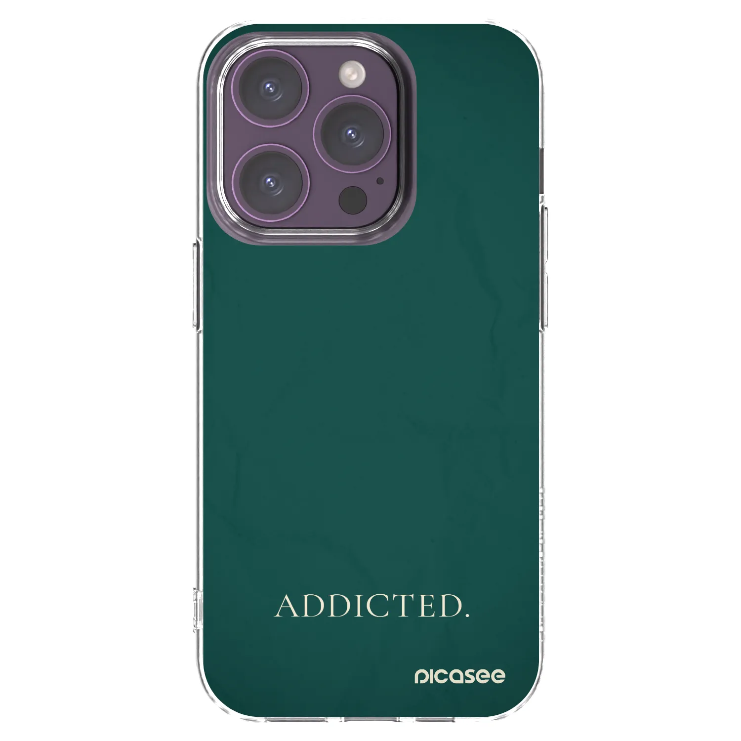 Picasee átlátszó szilikon tok az alábbi mobiltelefonokra Apple iPhone 14 Pro - Addicted