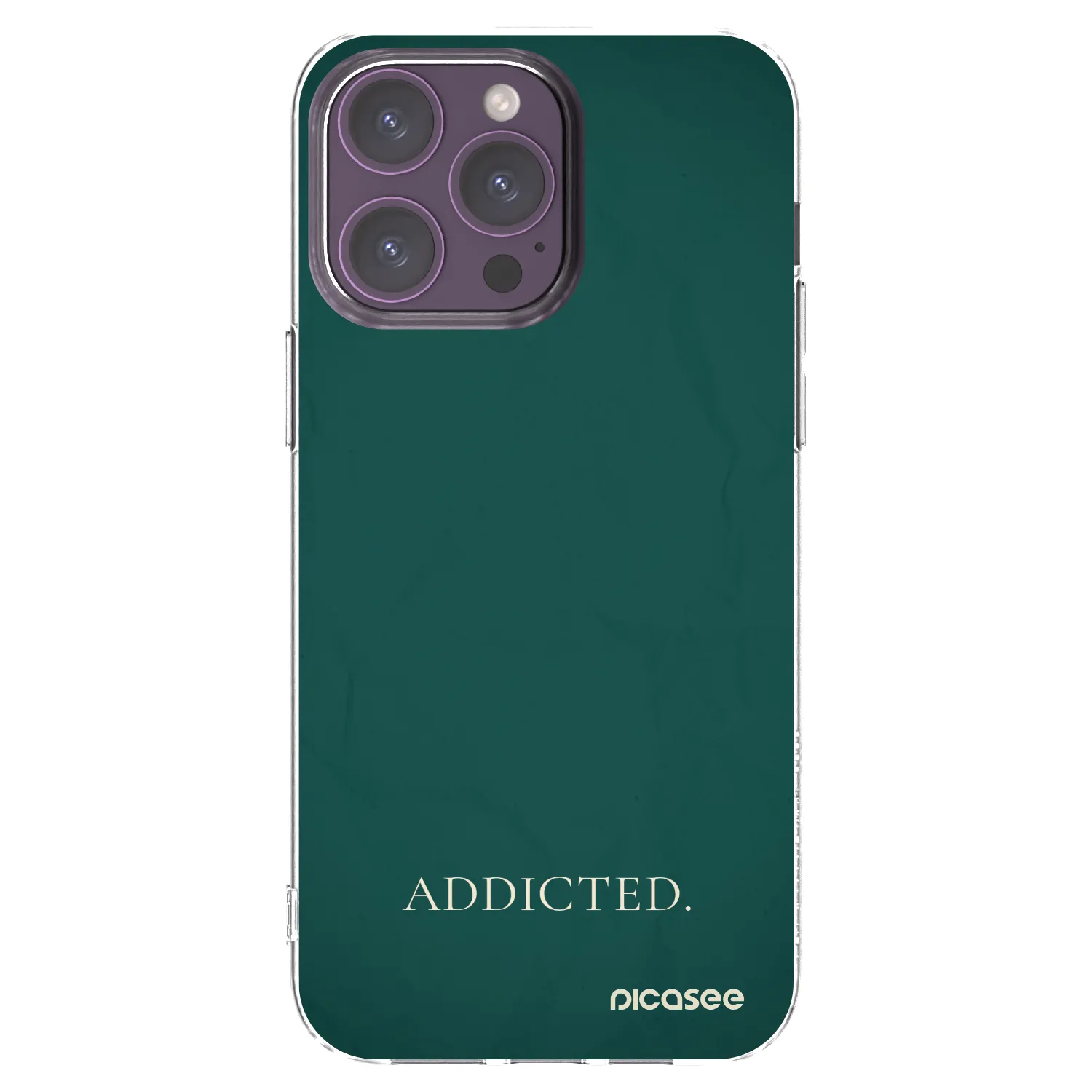 Picasee átlátszó szilikon tok az alábbi mobiltelefonokra Apple iPhone 14 Pro Max - Addicted